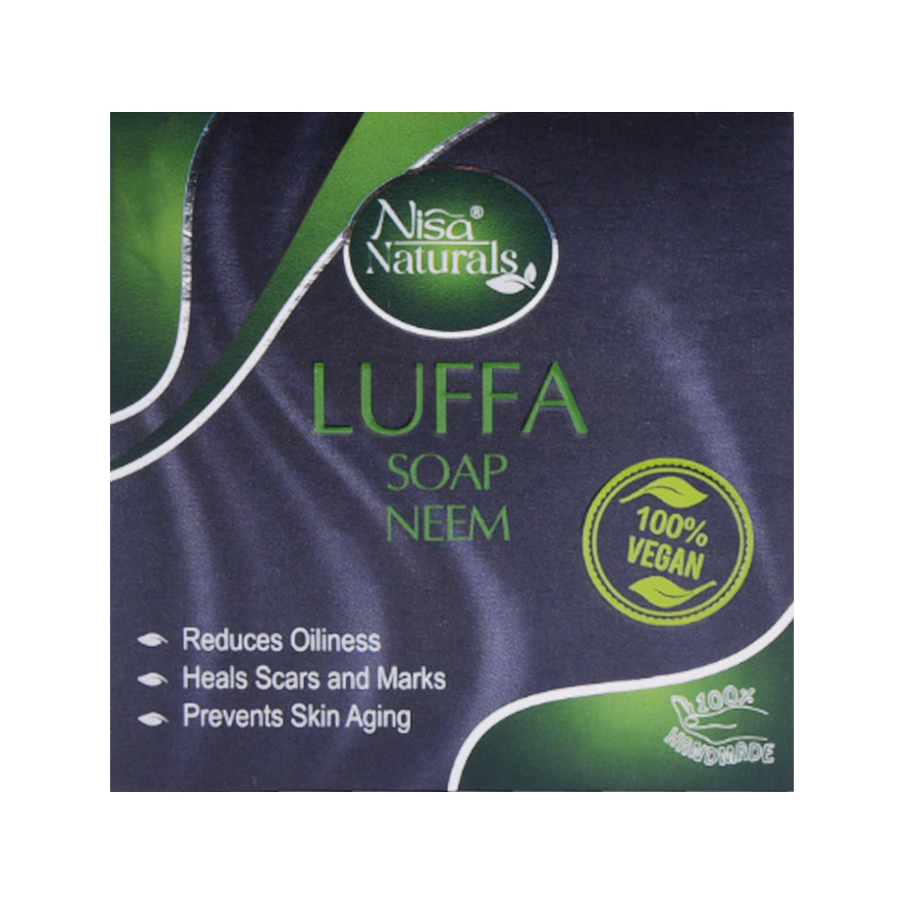 NISA NATURALS NEEM LUFFA SOAP 125GM