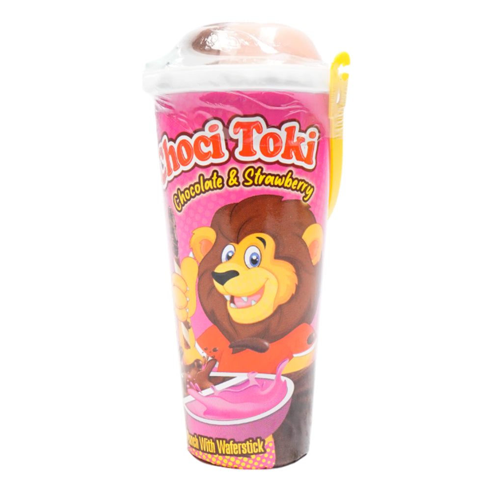 CHOCI TOKI CHOCOLATE & STRAWBERRY WAFER STICK 40 GMS