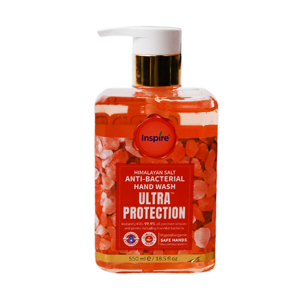 INSPIRE HAND WASH ULTRA PROTECTION HIMALAYAN SALT 550 ML