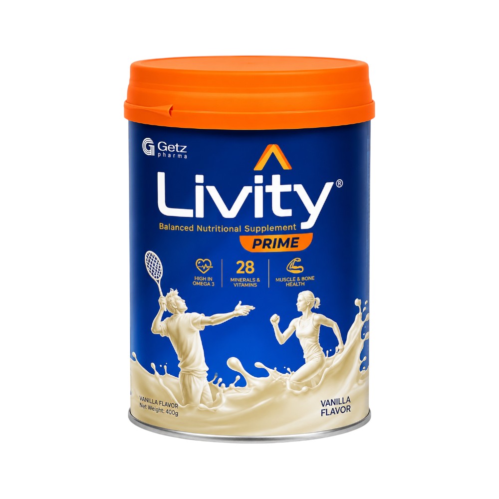 LIVITY MILK POWDER VANILLA 400 GM
