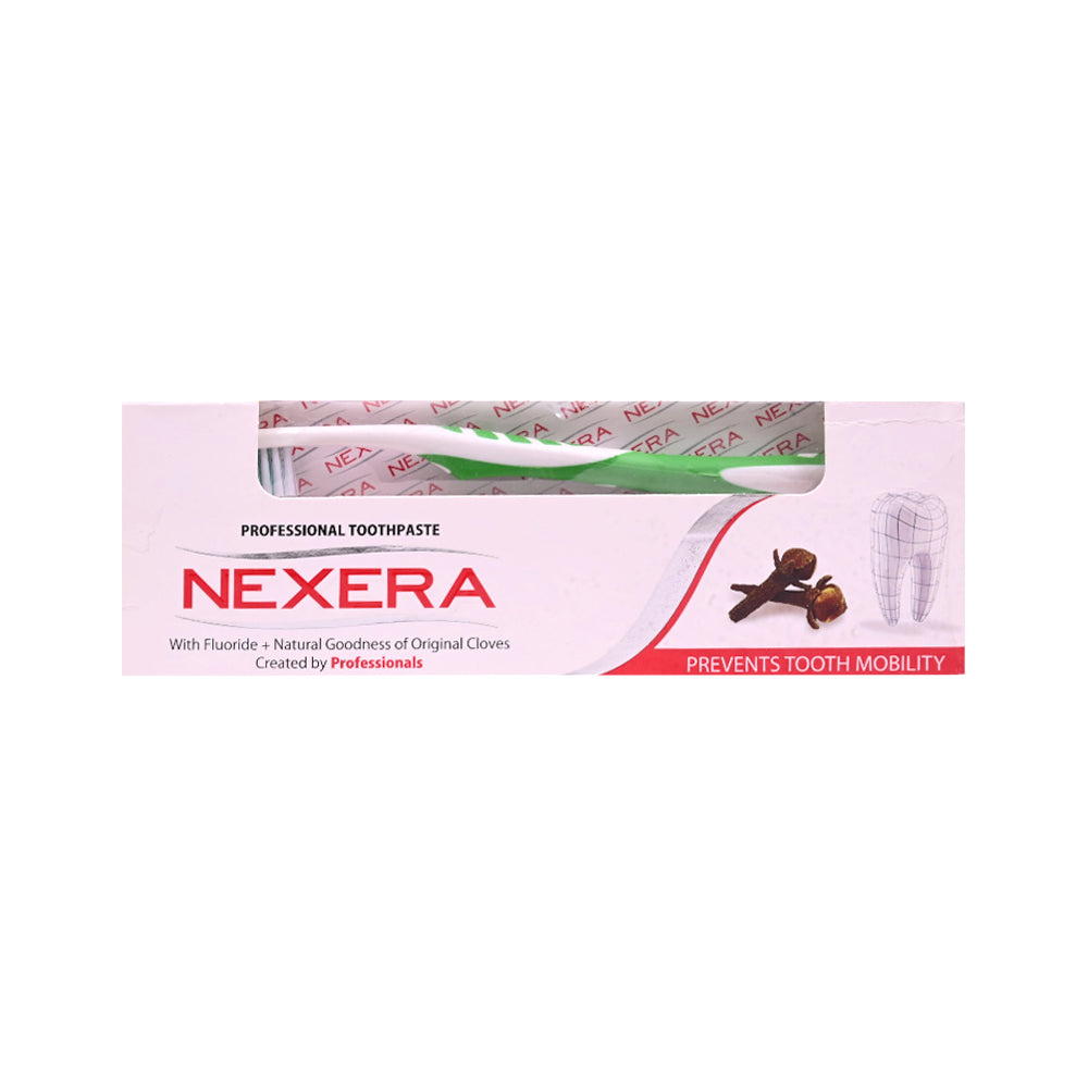 NEXTRA TOOTH PASTE WITH FLUORIDE + GOODNESS OF ORIGINAL CLOV