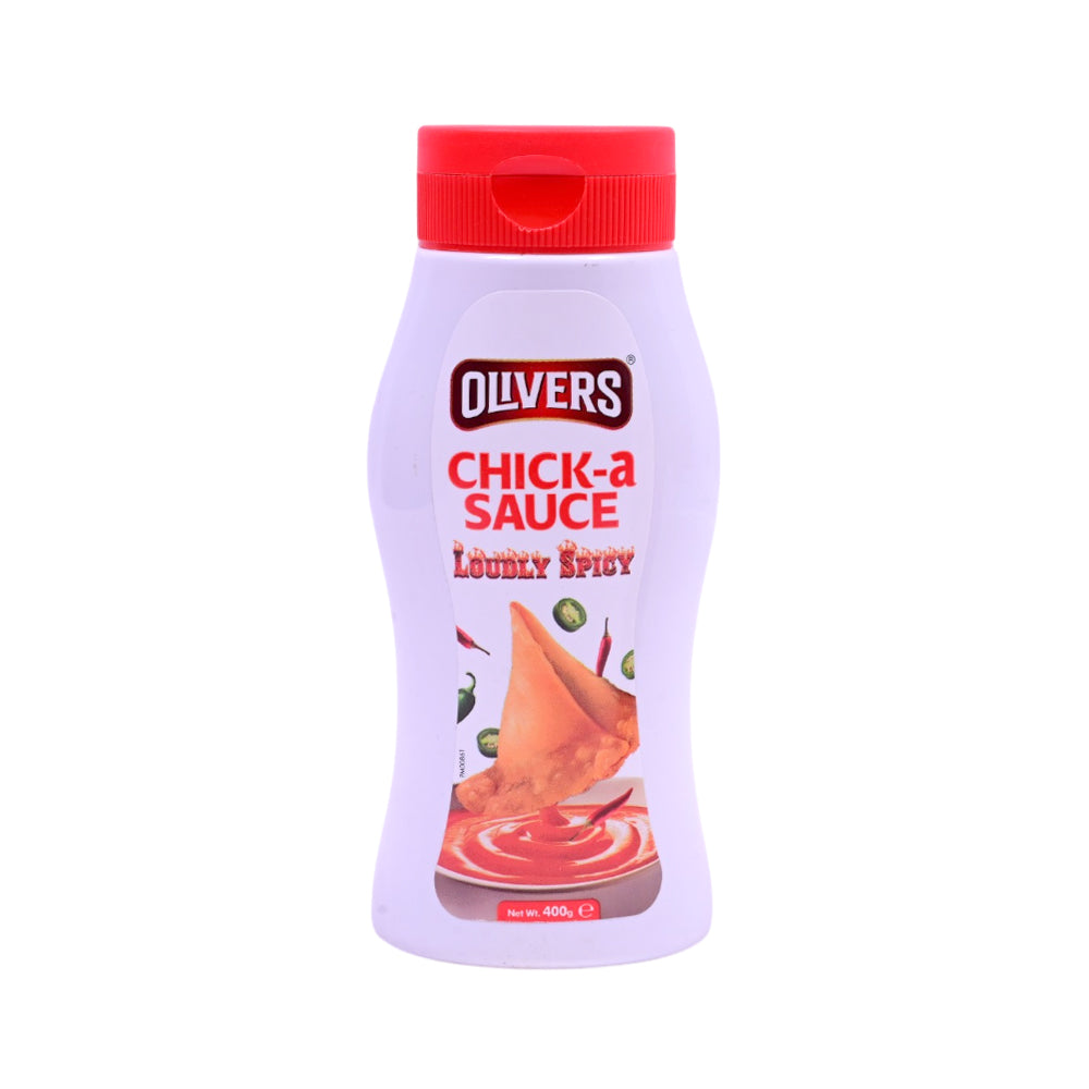 SWISS OLIVERS CHICK A SAUCE LOUDLY SPICY 400 GM