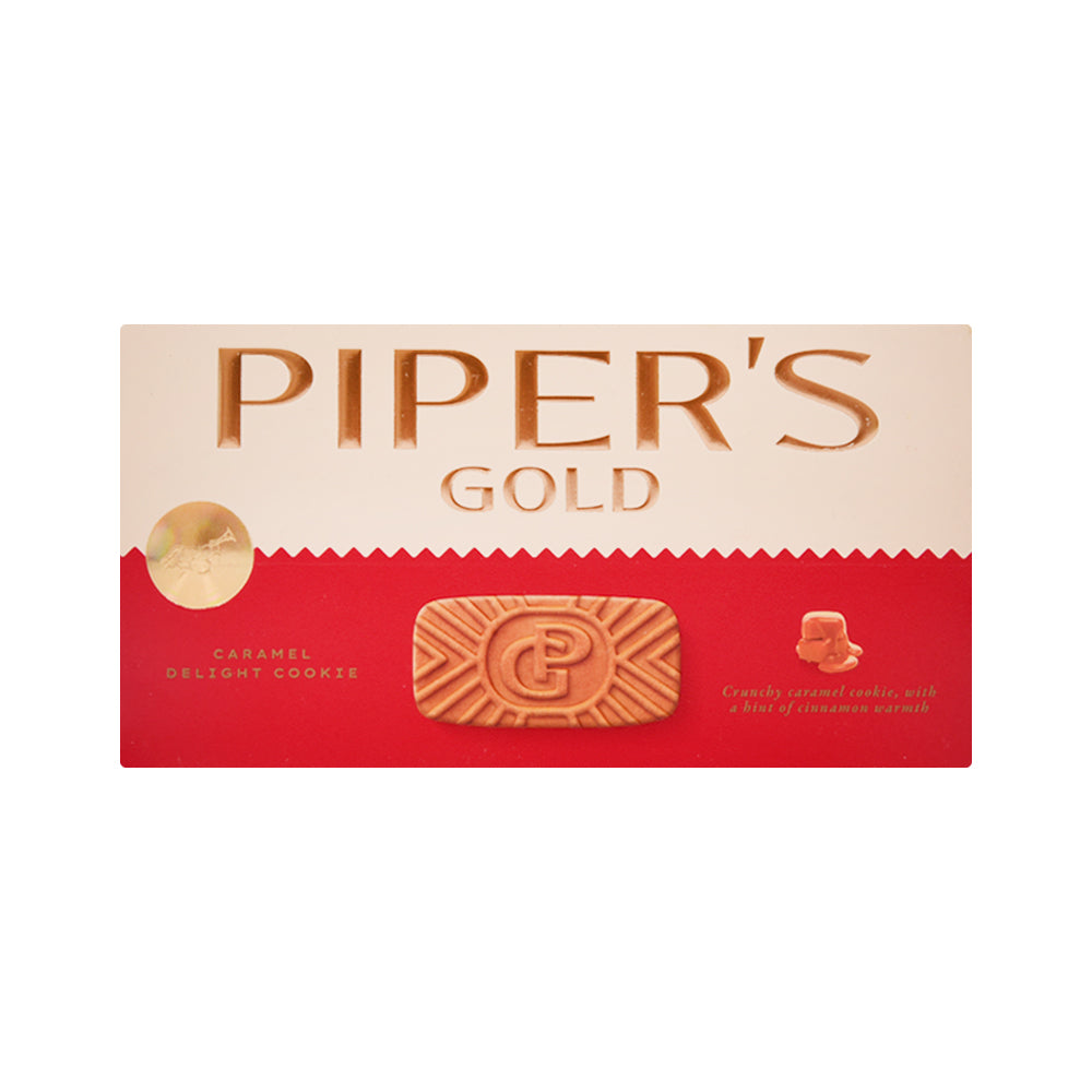 PIPERS GOLD BISCUIT CARAMEL DELIGHT 140.7GM