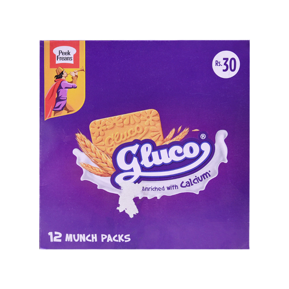 PEEK FREANS GLUCO MUNCH PACK 53.4GM 12PC BOX