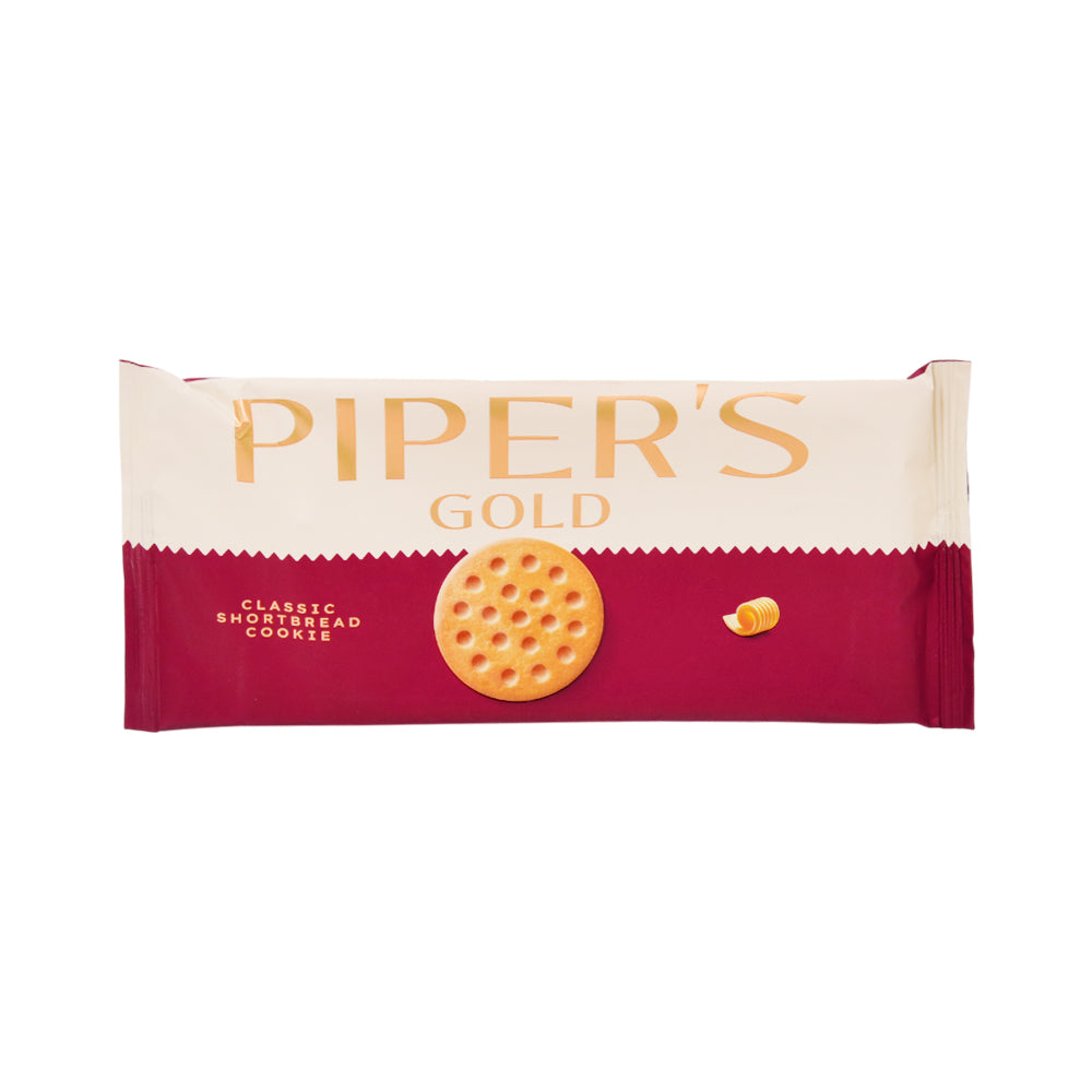 PIPERS GOLD BISCUIT SHORT BREAD HALF ROLL 27.7 GM