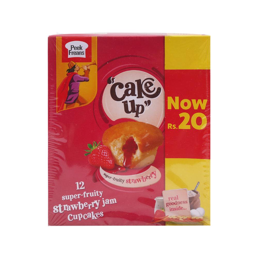 PEAK FREANS CAKE UP STRAWBERY RS.20 PROMO 19.5 GM BOX 12PC