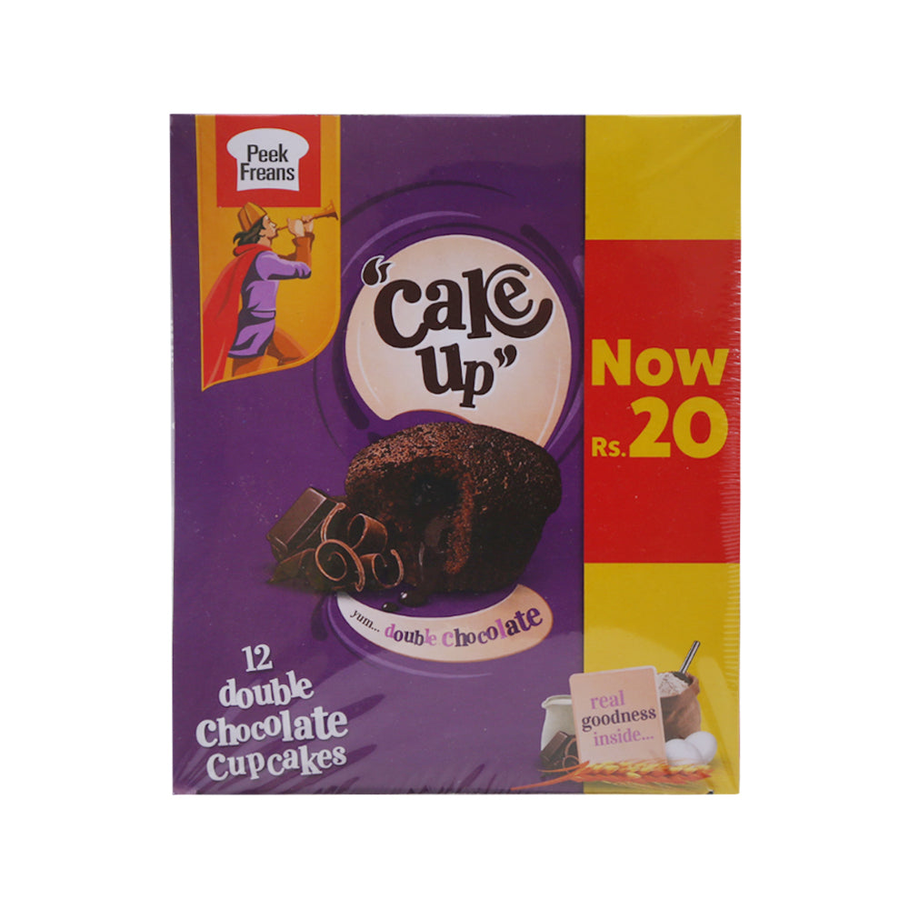 PEAK FREANS CAKE UP DB CHOCOLATE RS.20 PROMO 19.5 GM BOX 12P