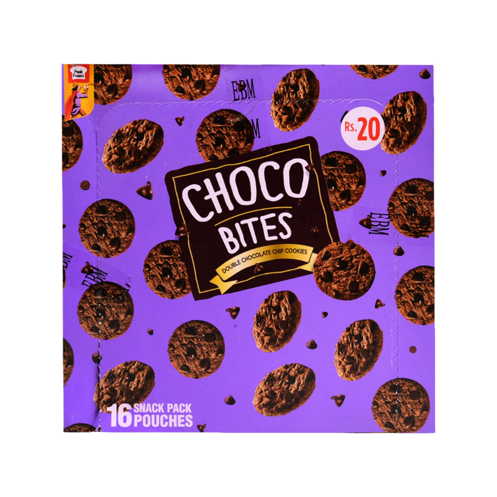 PEEK FREANS CHOCO BITES DOUBLE CHOCOLATE CHIP COOKIES 15.5GM