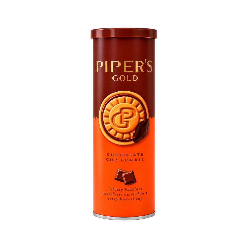 PIPERS GOLD BISCUIT CHOCOLATE CUP 180 GM