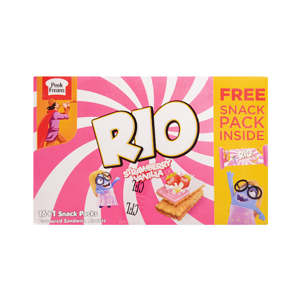 PEEK FREANS RIO SV SNACK PACK 28 GM BOX 16PC