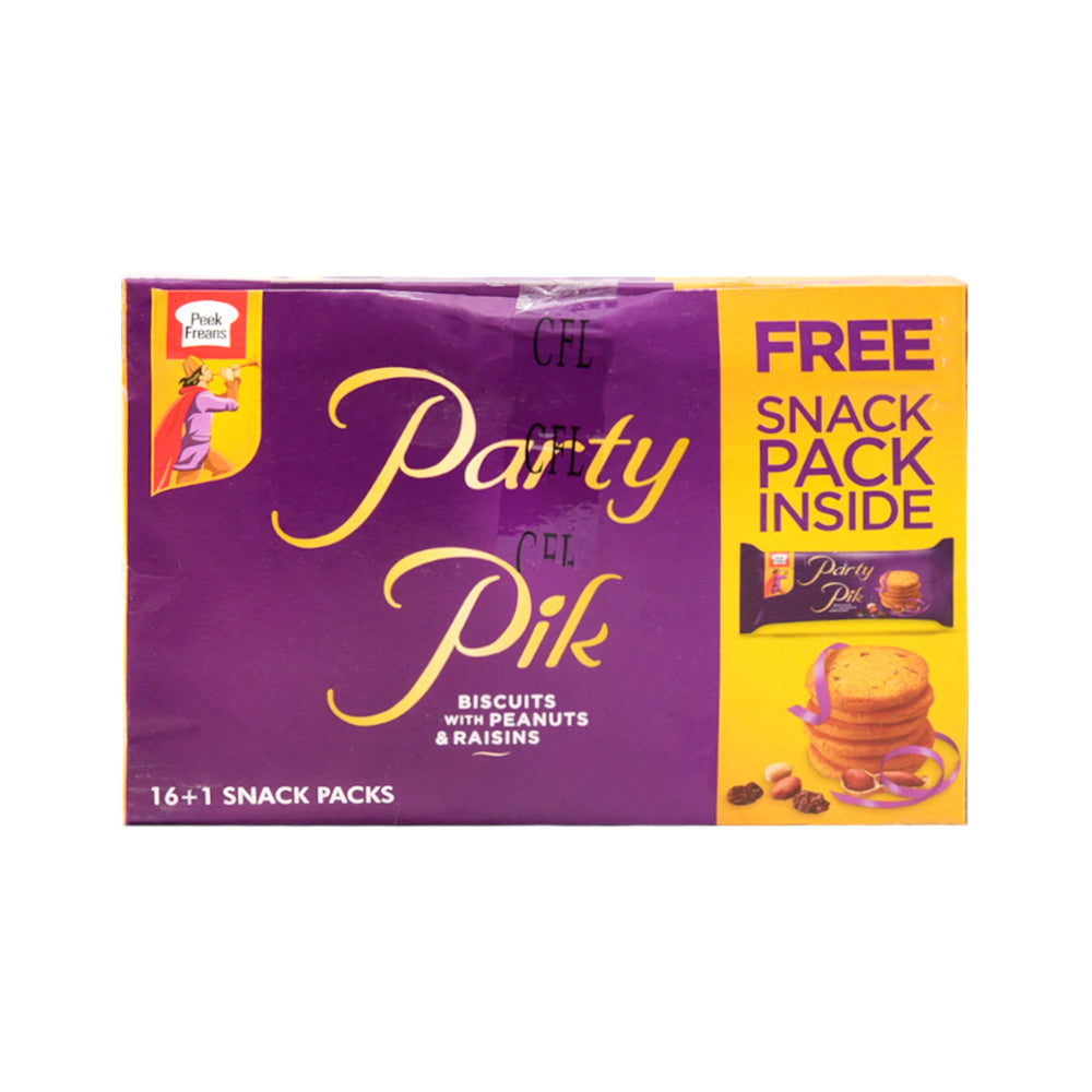 PEEK FREANS PARTY SNACK PACK 20.4 GM BOX 16PC
