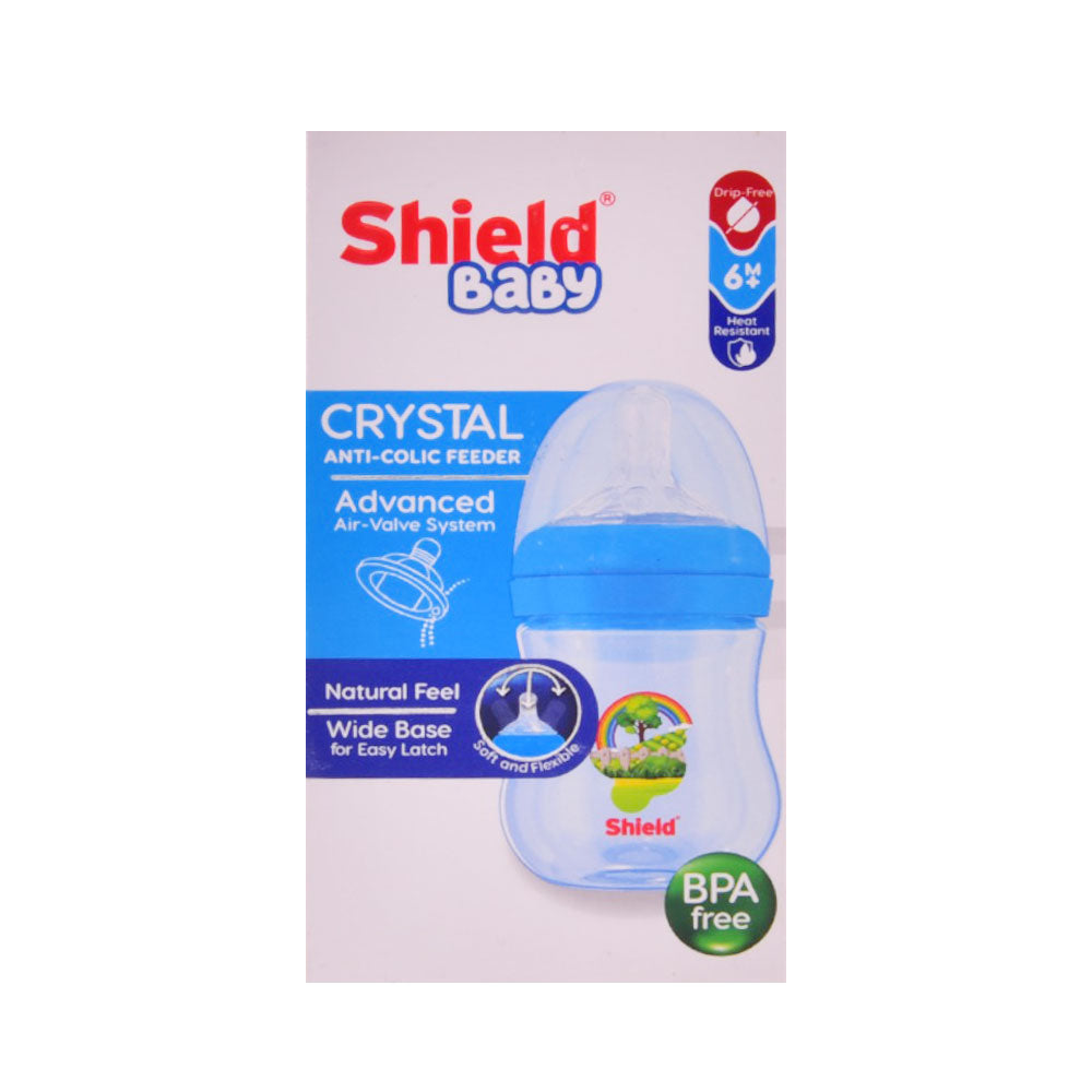 SHIELD BABY FEEDER CRYSTAL ANTI COLIC 180 ML