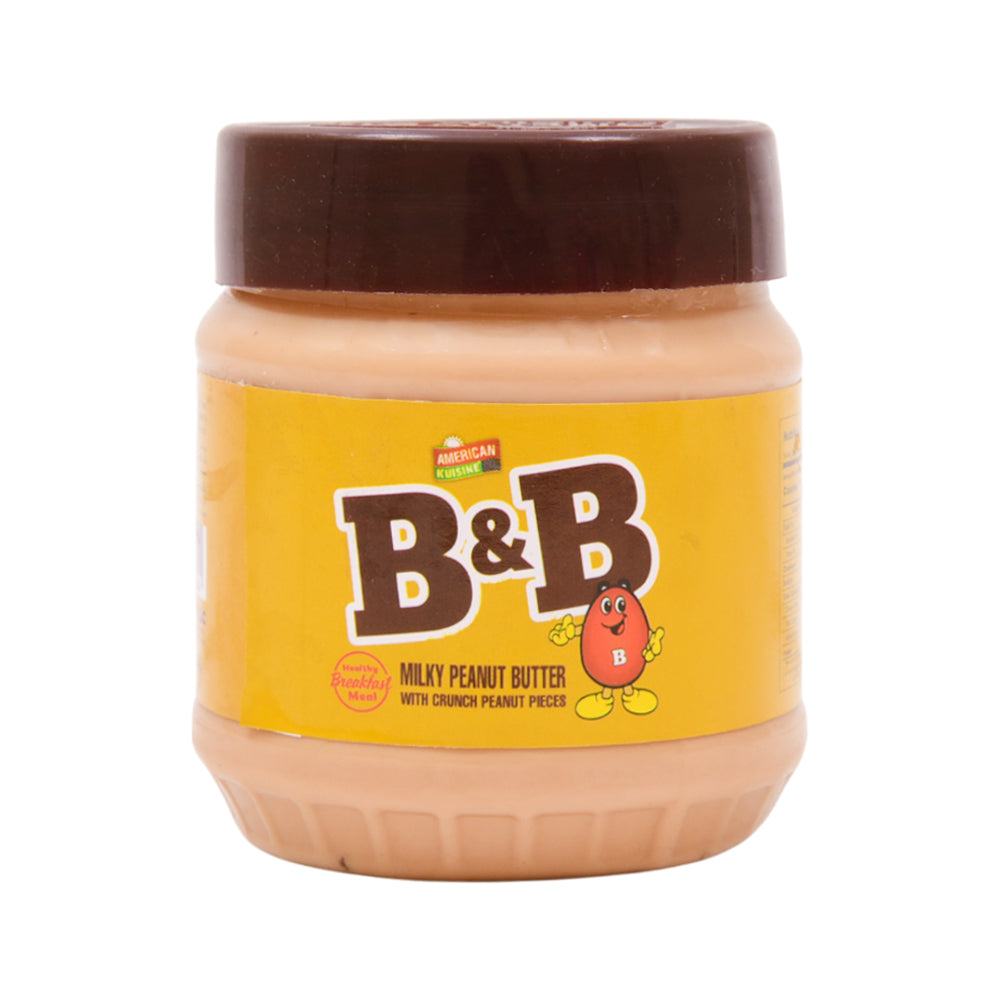 B & B PEANUT MILKY PEANUT BUTTER SPREAD 350 GM