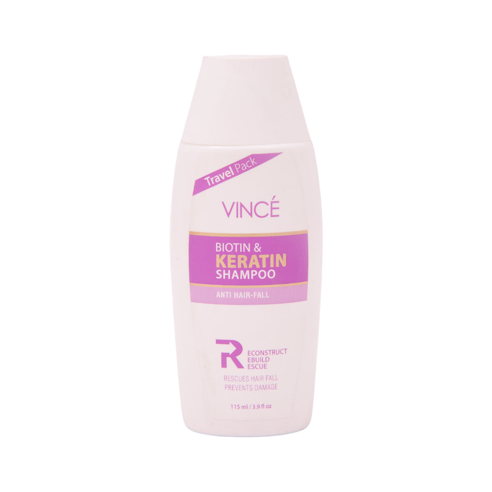 VINCE BIOTIN & KERATIN SHAMPOO ANTI HAIR-LOSS 115ML  (TRAVEL