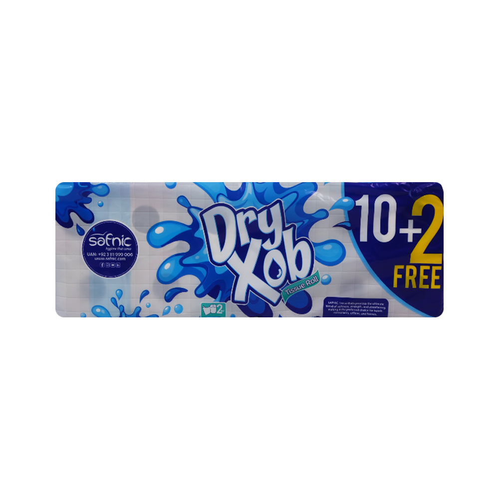 SAFNIC DRYXOB TISSUE ROLL VALUE PACK (10+2)