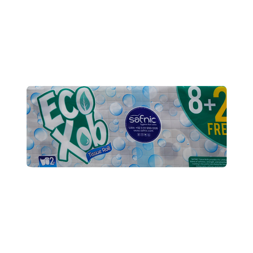 SAFNIC ECOXOB TISSUE ROLL VALUE PACK (8+2)