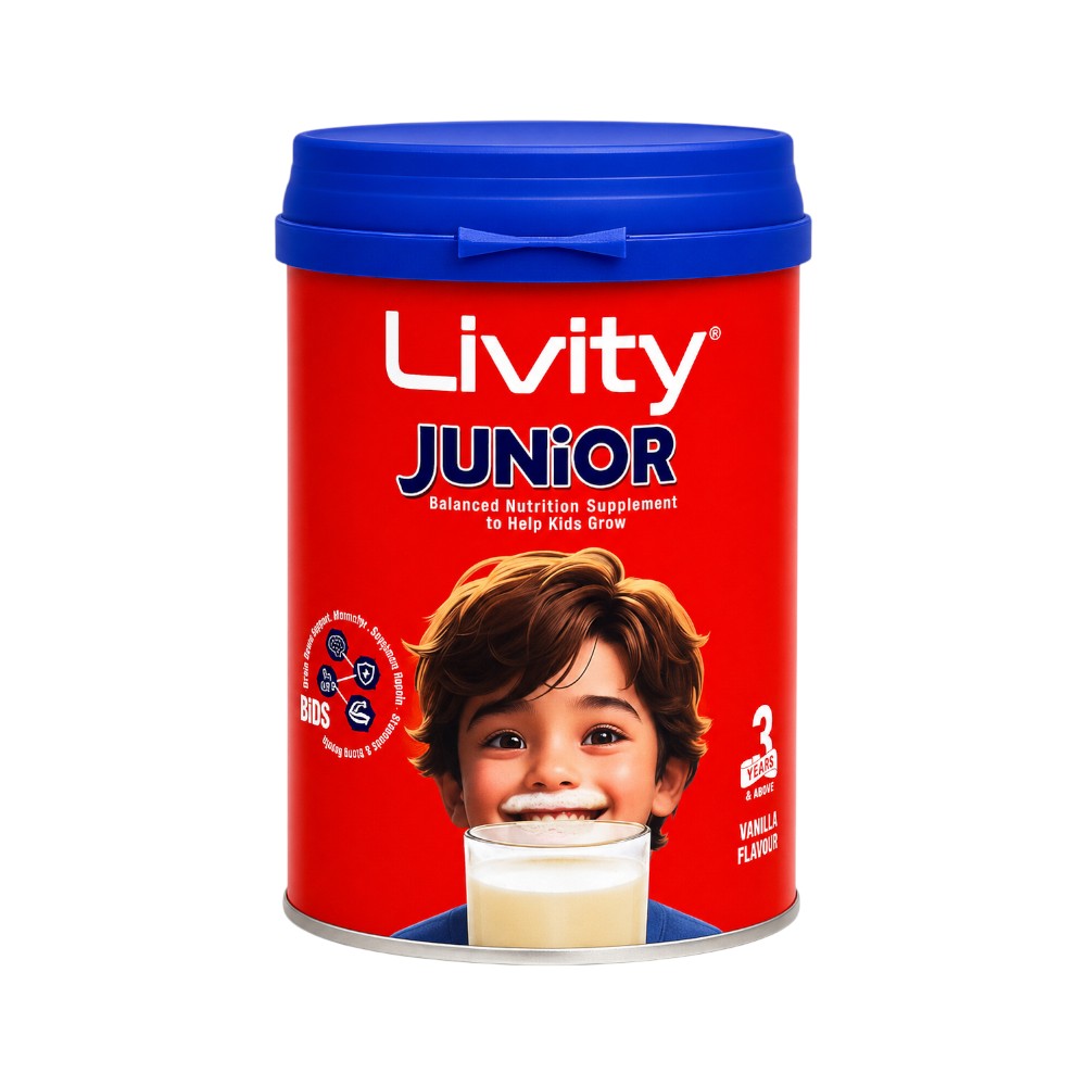 LIVITY MILK POWDER JUNIOR VANILLA 400 GM