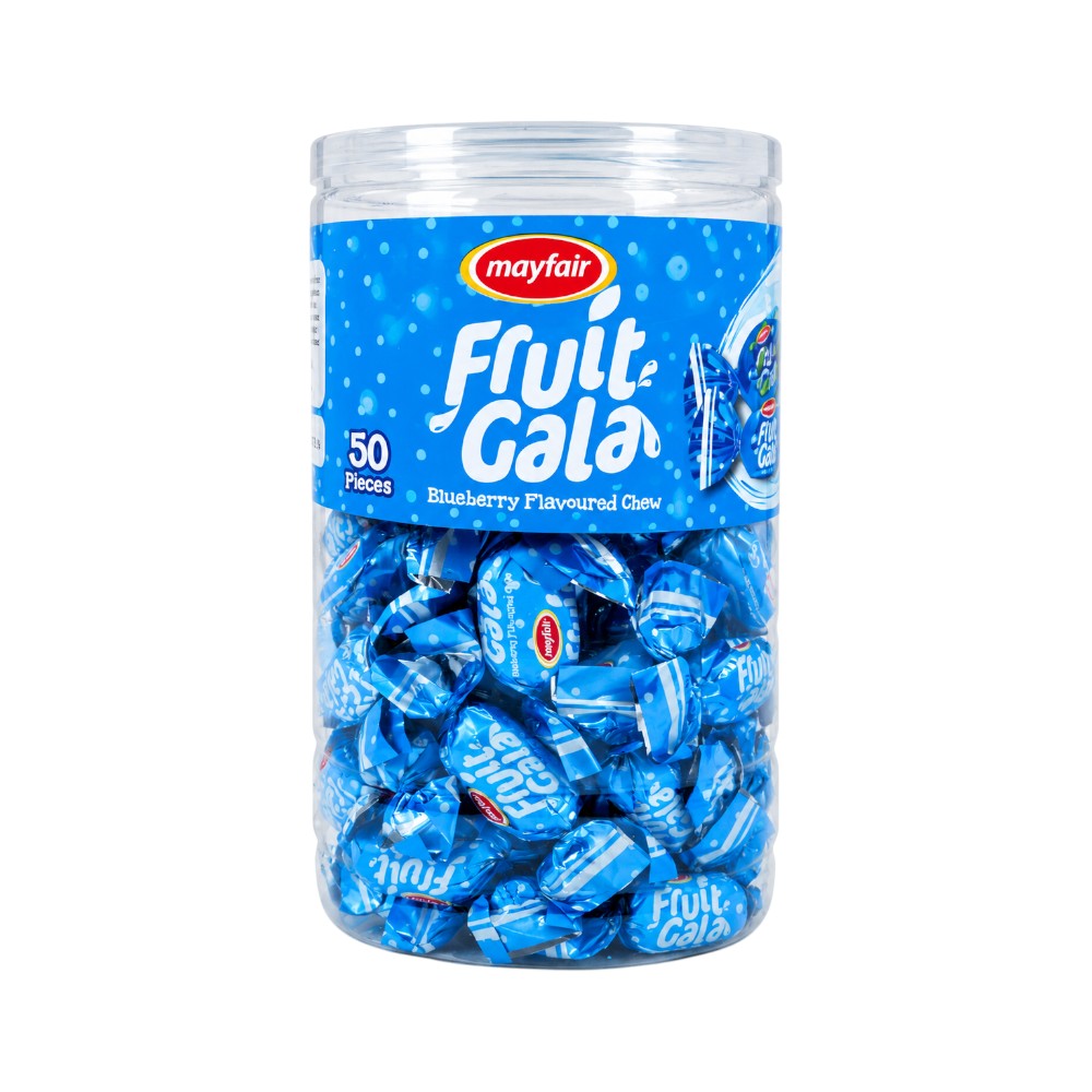 MAYFAIR FRUIT GALA BLUEBERRY JAR 50 PCS