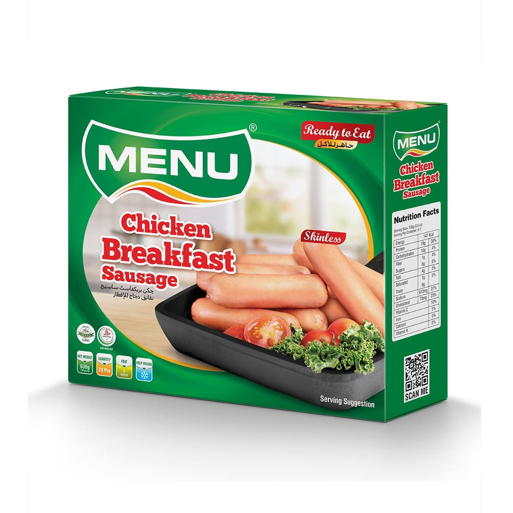 MENU BREAKFAST SAUSAGE 630 GM