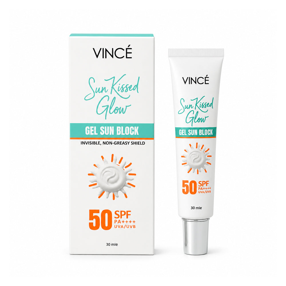 VINCE SUN KISSED GLOW GEL SUNBLOCK SPF 50  30 ML