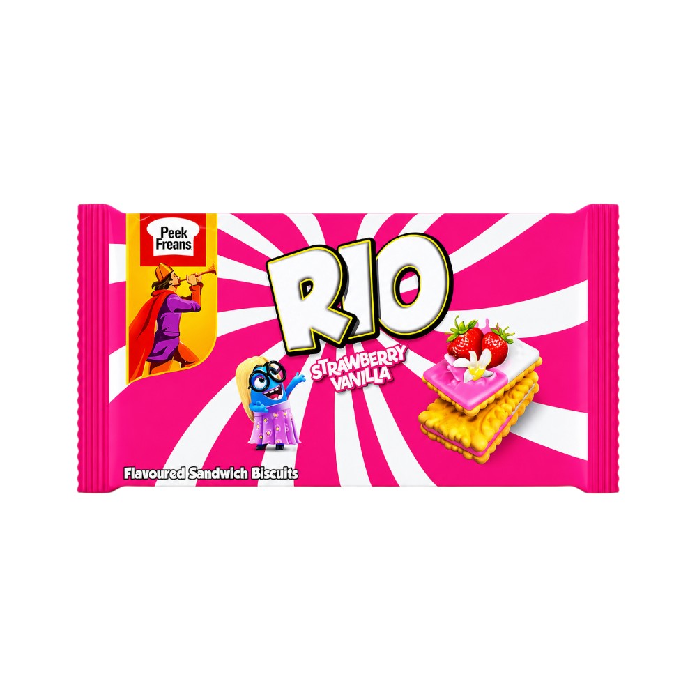 PEEK FREANS RIO STRAWBERRY VANILLA HR 63 GM