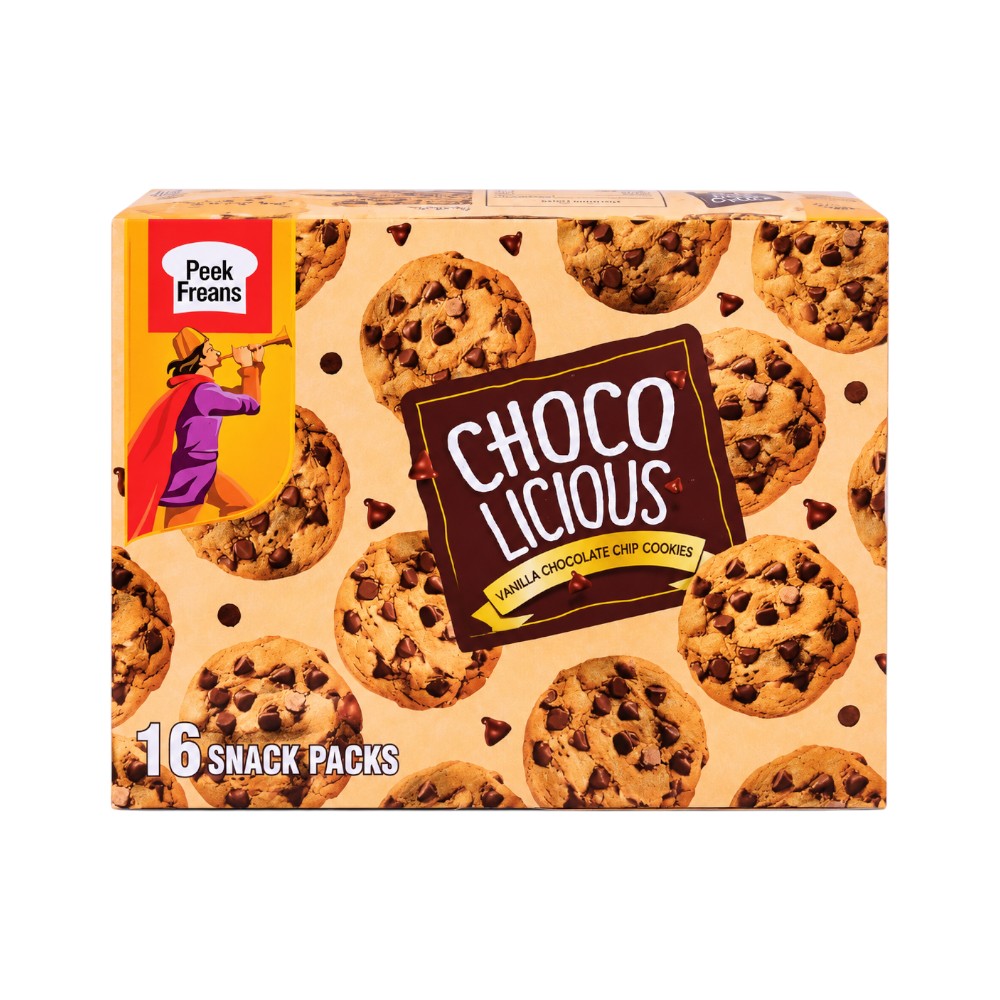 PEEK FREANS CHOCO LICIOUS VANILLA CHOCOLATE CHIP S/P 16 PCS