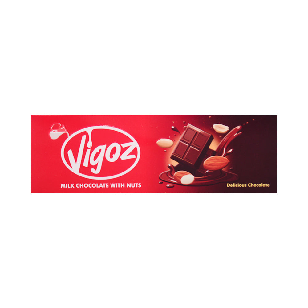 VIGOZ CHOCOLATE MILK CHOCOLATE WITH NUTS 30 GM