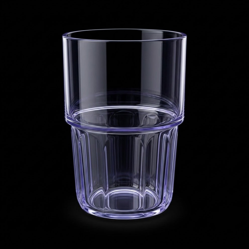GLASS ACRYLIC PREMIUM KJ43 PLAIN (Pack of 6)
