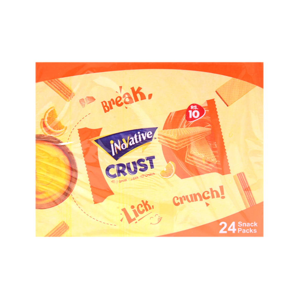 INNOVATIVE CRUST ORANGE WAFERS 12 GM BOX 24PC