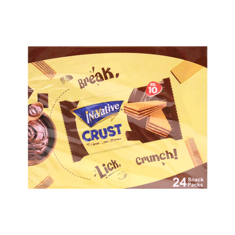 INOVATIVE CRUST WAFER CHOCOLATE 12 GM BOX 24PC
