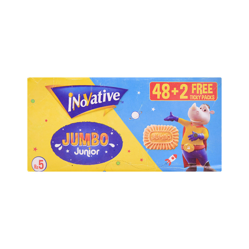INOVATIVE BISCUIT JUMBO JUNIOR ENERGY 9.5 GM BOX 48 PCS