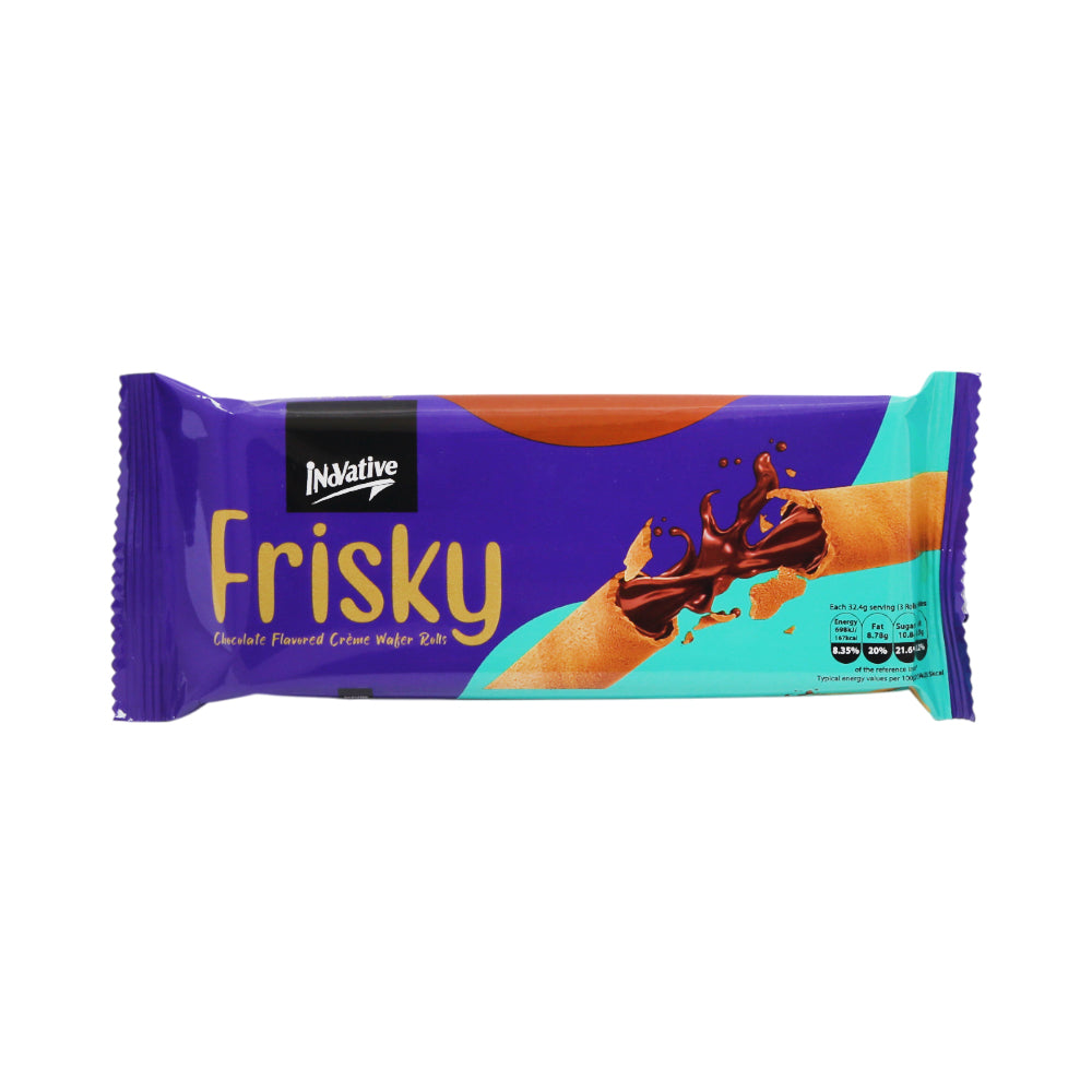 INNOVATIVE FRISKY CHOCOLATE ROLLS 32.4 GM