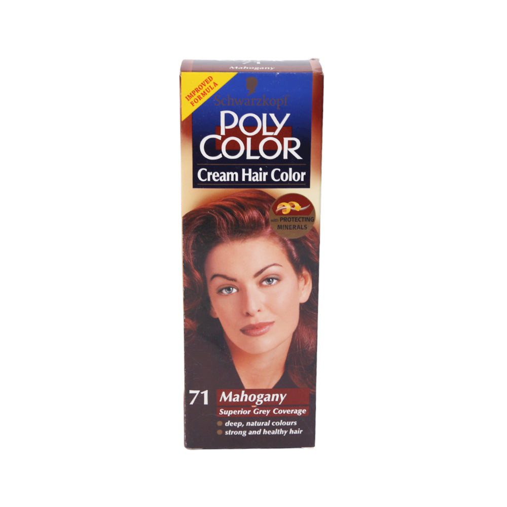 POLY COLOR HAIR COLOR 71 MAHOGANY 45 ML PC