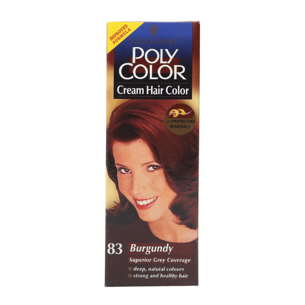 POLY COLOR HAIR COLOR 83 BURGU NNDY PC