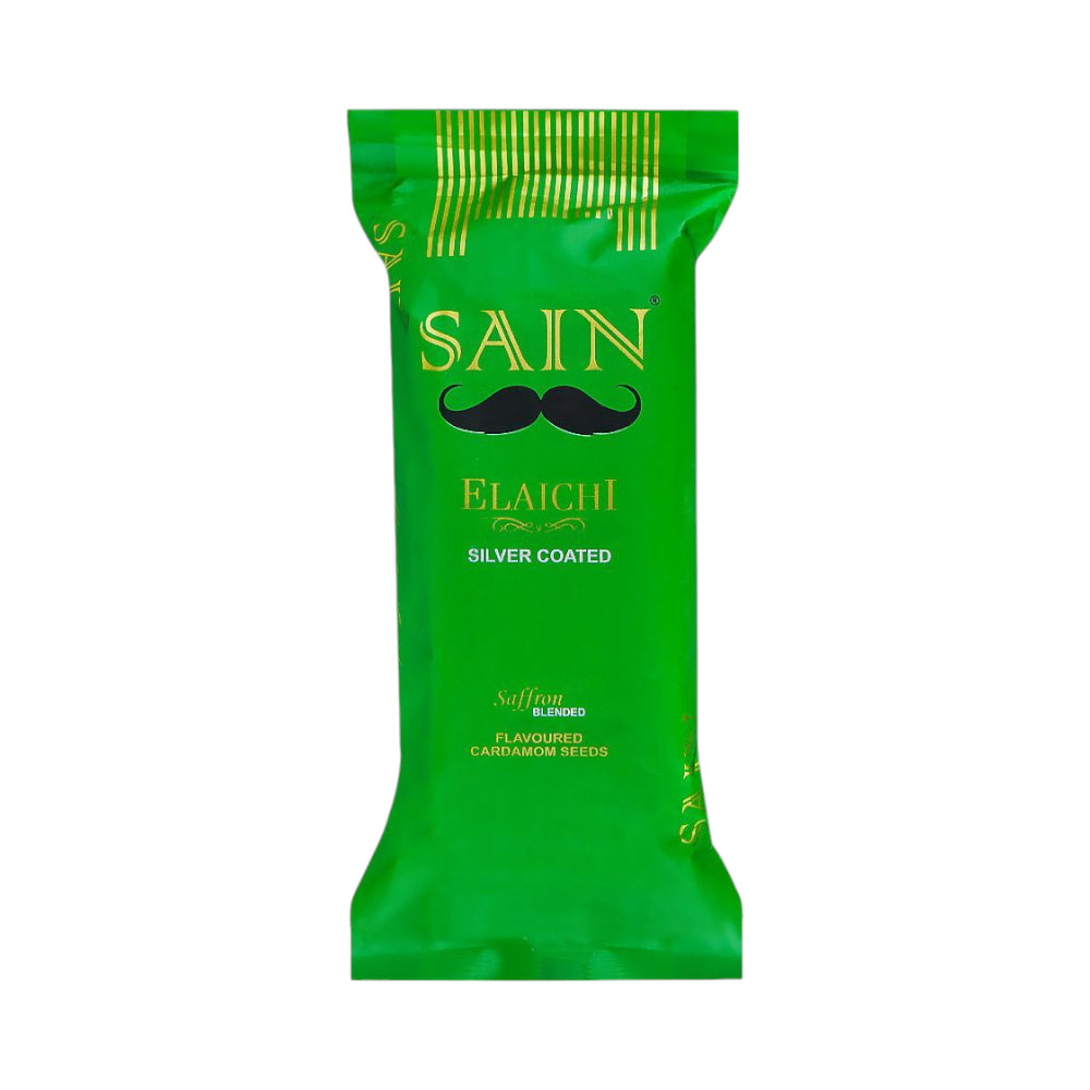 SAIN PREMIUM ELAICHI SILVER COATED MOUTH FRESHNER POUCH 36PC