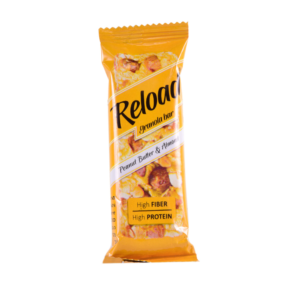 RELOAD PEANUT BUTTER & ALMOND GRANOLA BAR 40 GM