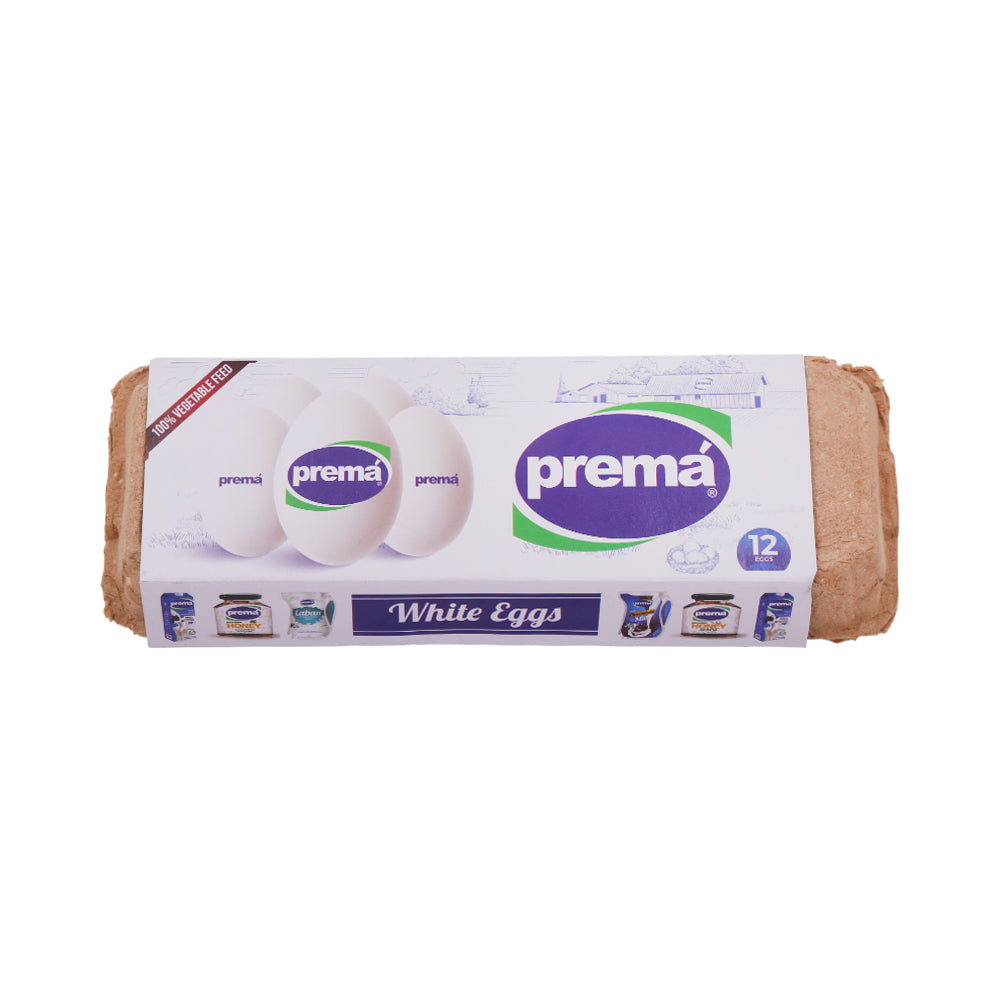 PREMA WHITE EGGS 12PCS
