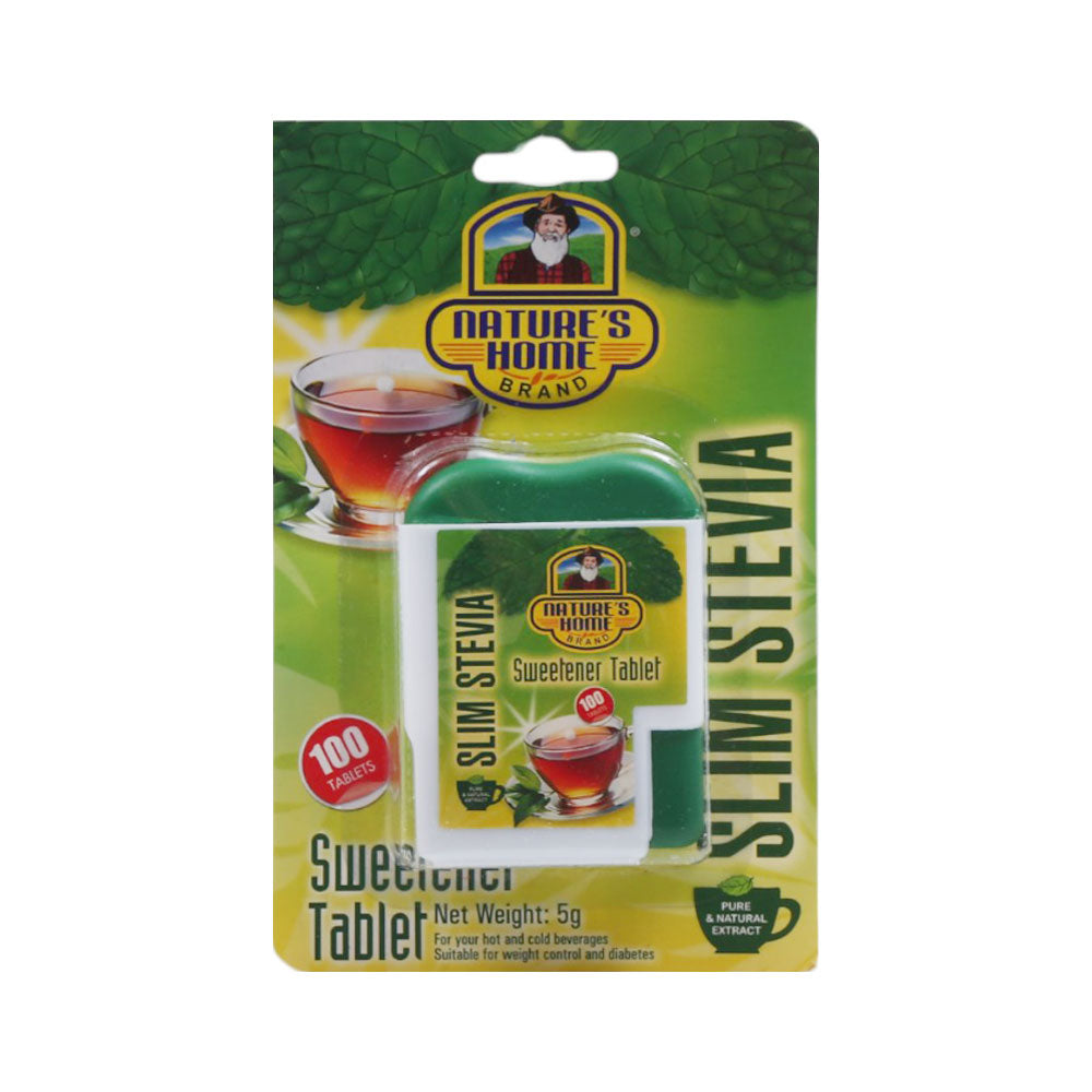 NATURES HOME SLIM STEVIA SWEETENER TABLET 5 GM