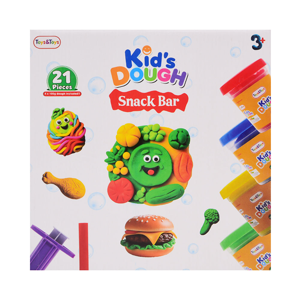 TKD-26 SNACK BAR PLAYDOUGH 21PC A.I