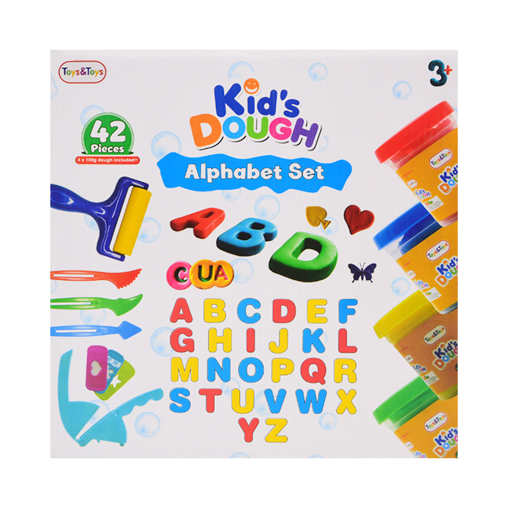 TKD-14 ALPHABET CUTTER PLAYDOUGH SET 42PC A.I