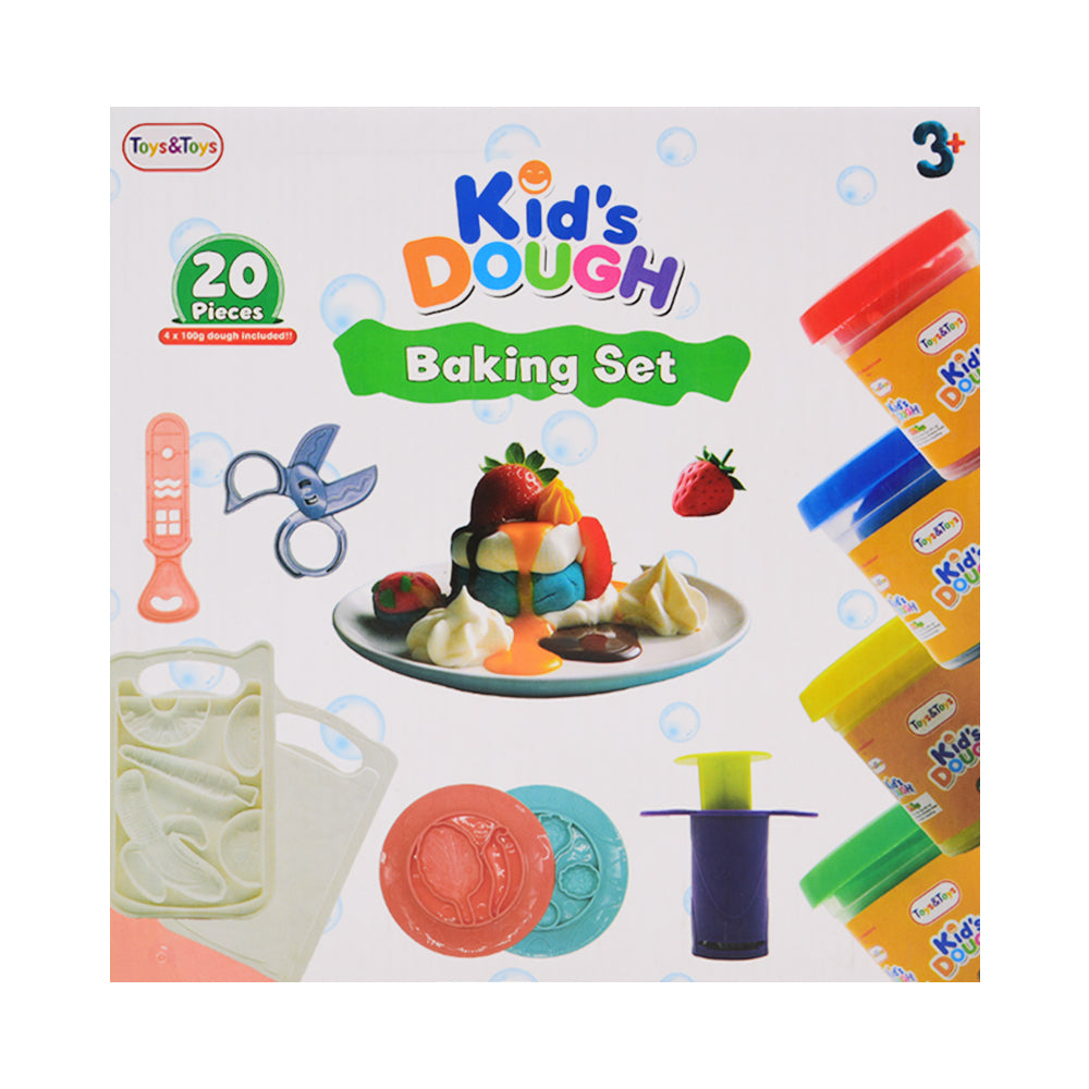 TKD-16 TNT KITCHEN SET PLAYDOUGH 20PC A.I