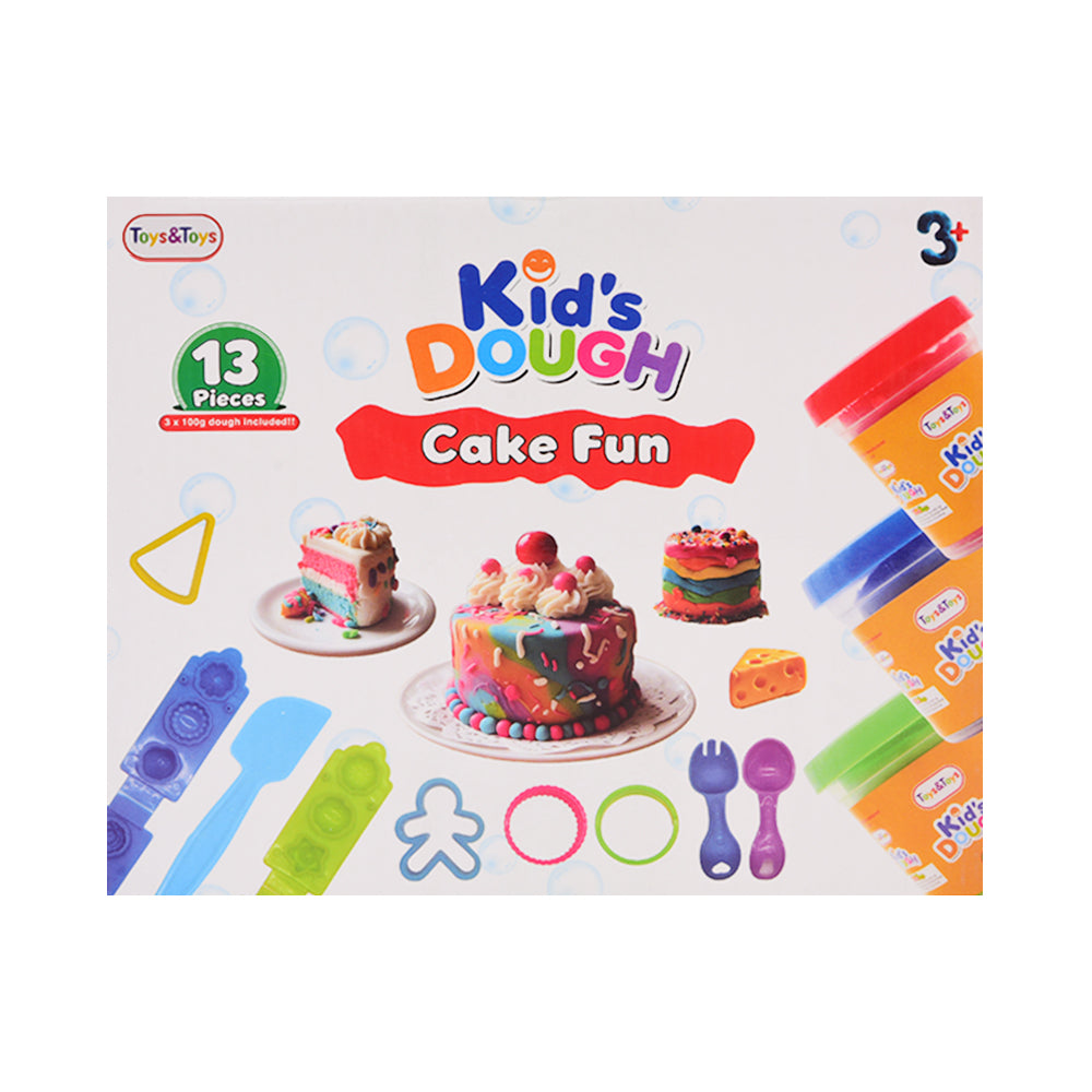TKD-03 KIDS PLAYDOUGH ICE CREAM 13PC A.I