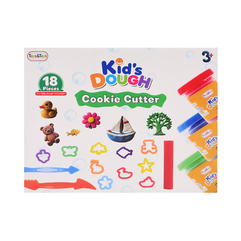TKD-05 COOKIES CUTTER PLAYDOUGH 18PC A.I