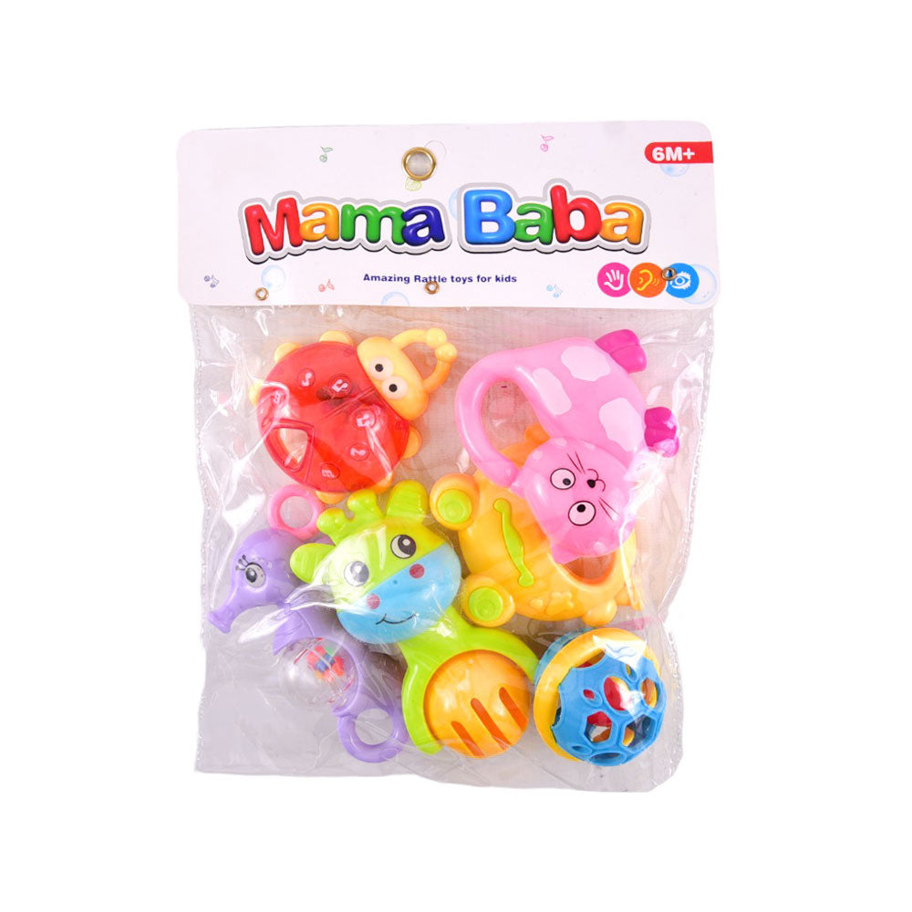 RA-12 MAMA BABA RATTLE SET 6PCS – Al-Fatah