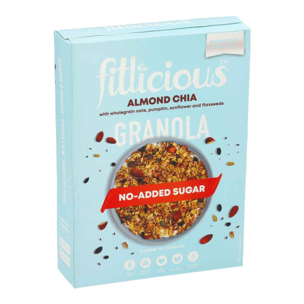 FITLICIOUS ALMOND CHIA GRANOLA 300 GM