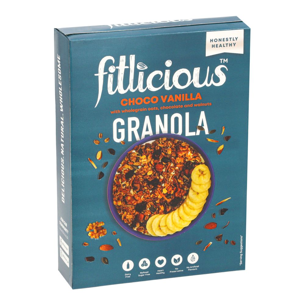FITLICIOUS CHOCO VANILLA GRANOLA 300 GM
