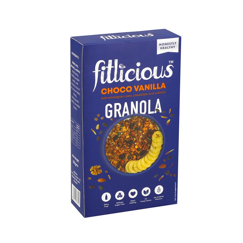 FITLICIOUS CHOCO VANILLA GRANOLA 90 GM