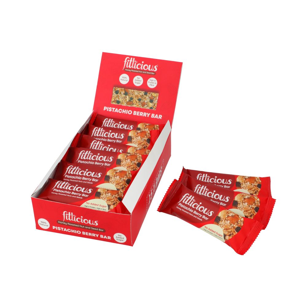 FITLICIOUS PISTACHIO BERRY NUT BAR