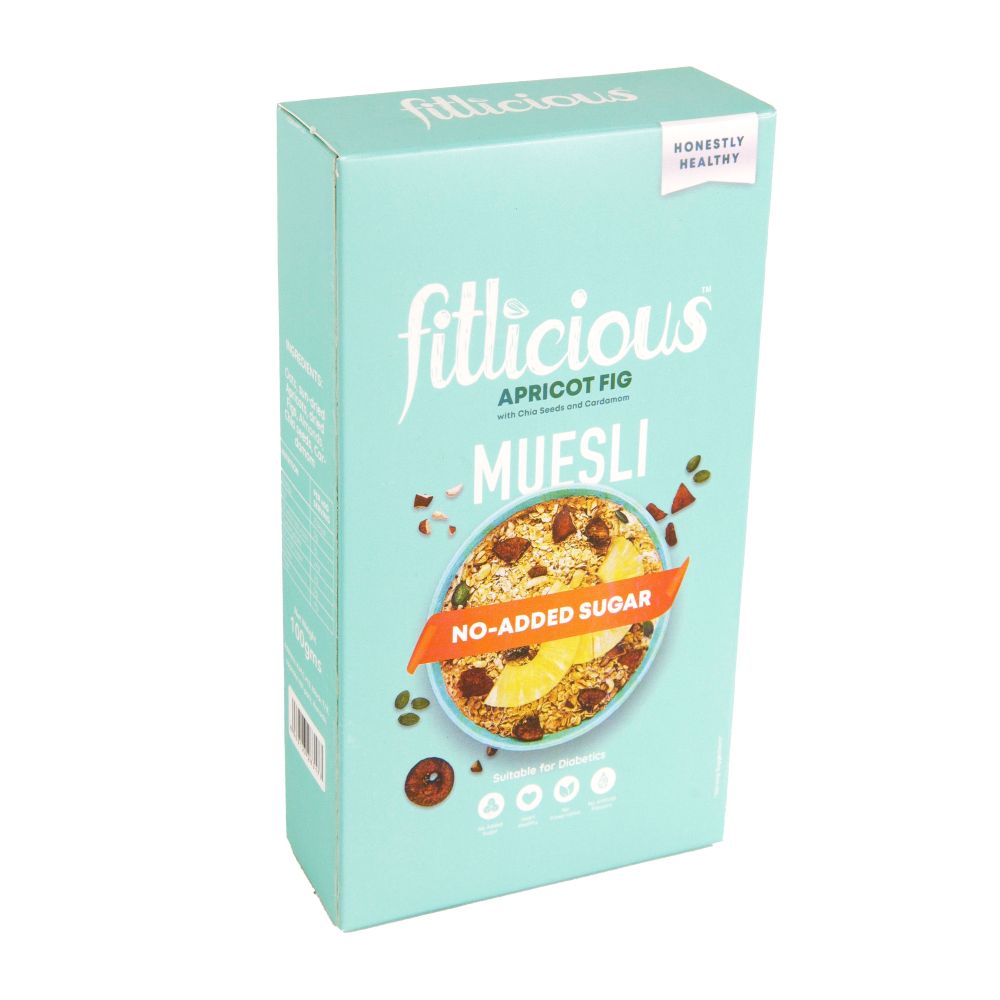 FITLICIOUS APRICOT FIG MUESLI 90 GM