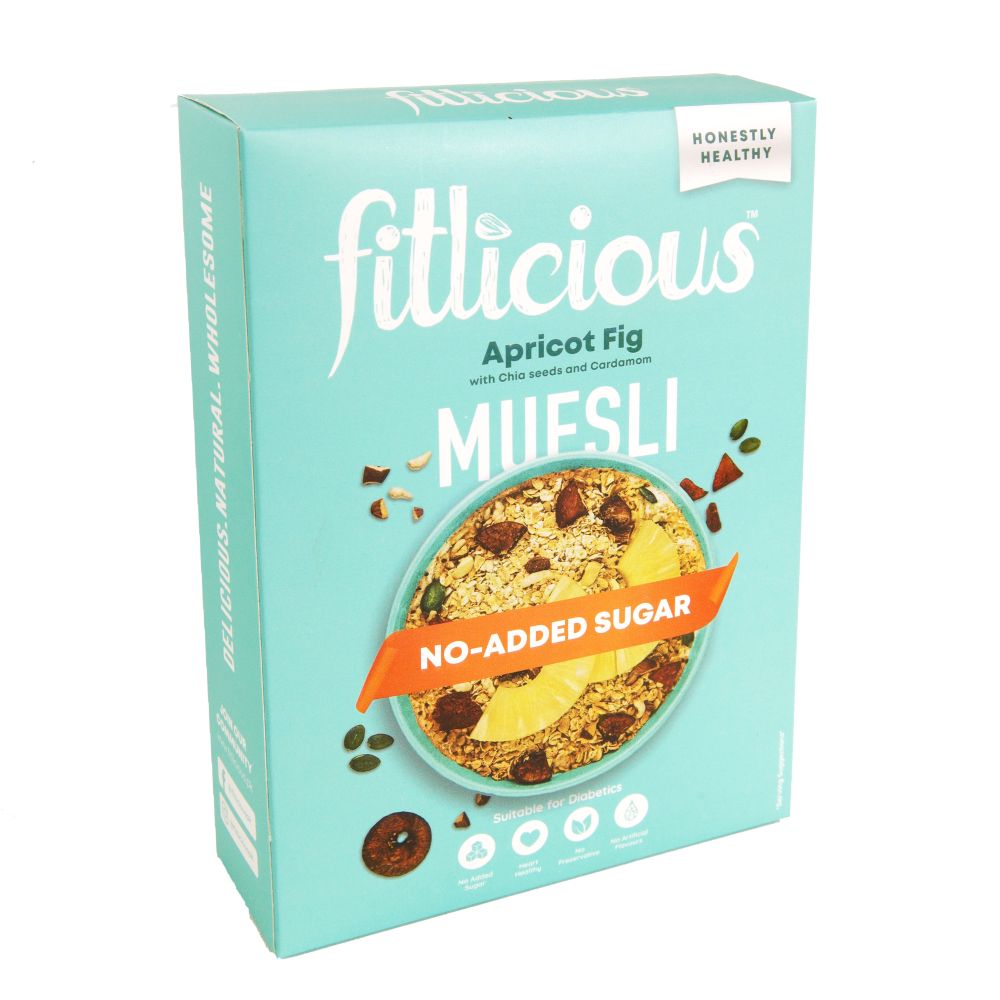 FITLICIOUS APRICOT FIG MUESLI 300 GM